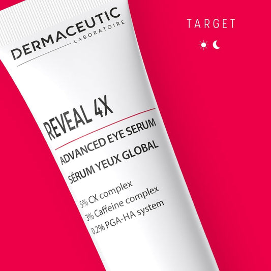 Reveal 4X By Dermaceutic Advanced Eye Serum With Cx Complex And Caffeine Complex - 15 Ml