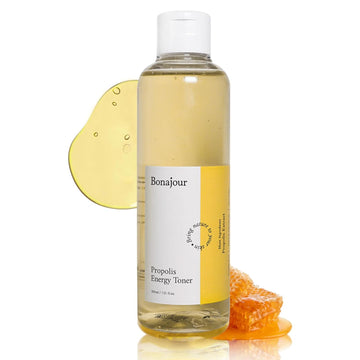 Bonajour] Propolis Natural Facial Moisturizing Energy Toner - Strengthening Skin Barrier & Soothing For Acne And Sensitive Skin
