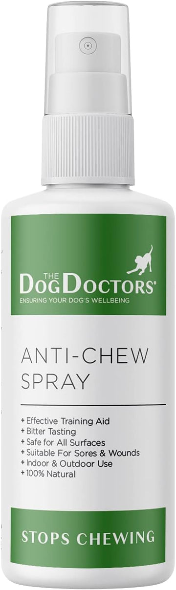 The Dog Doctors Anti Chew Puppy Spray - Ideal Puppy Training Spray Deterrent Which Taste Bitter And Acts As A Repellent That Stops Unwanted Chewing Habits
