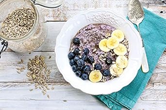 The Great British Porridge Co Gluten Free & Vegan Friendly Nutritious Instant Porridge (Blueberry & Banana, 2-Pack)