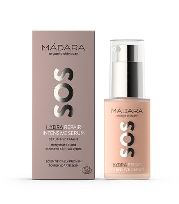 Mádara Organic Skincare | Sos Hydra Recharge Cream – 50Ml, Intensely Hydrating Moisturiser With Hyaluronic Acid And Linseed, Dermatologically Proven Face Cream For Dry Skin, Organic Certified