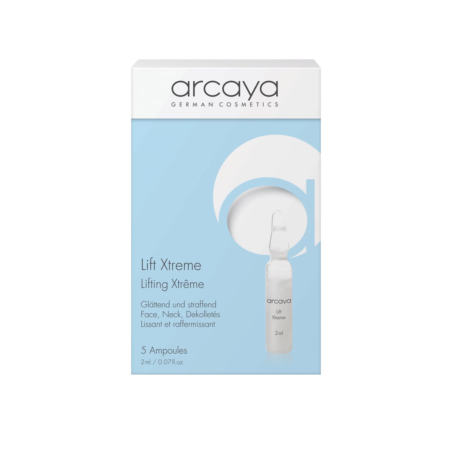 Arcaya Lift Xtreme Ampoule. 5 Ampoules Of 2Ml | .07 Fl. Oz