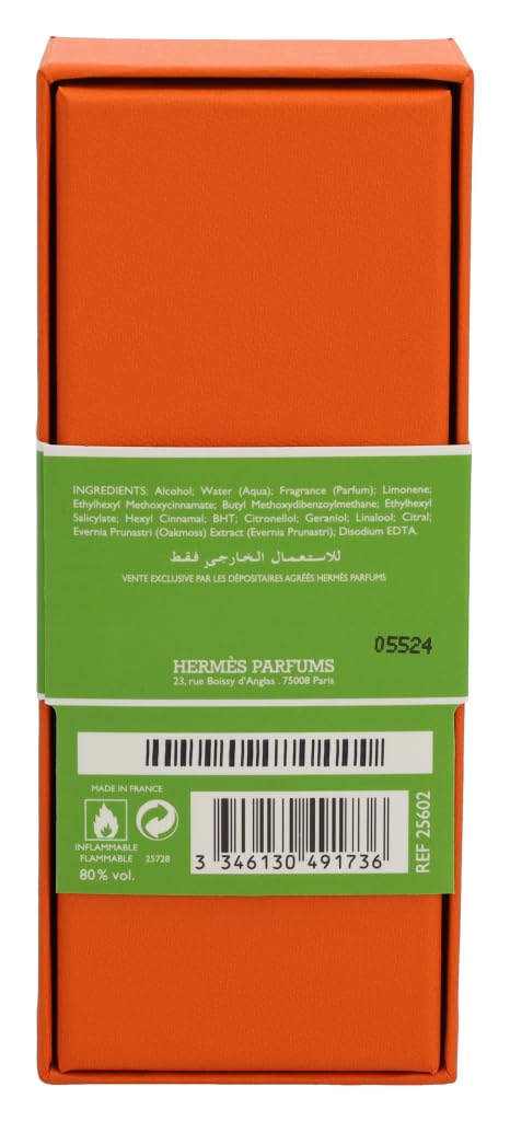 Eau De Pamplemousse Rose By Hermes 3.3 Oz Eau De Cologne Spray : Beauty & Personal Care