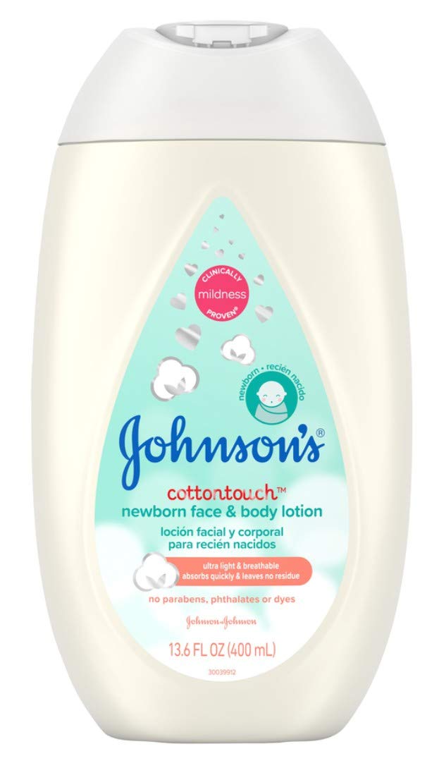 Johnsons Baby Cotton Touch Lotion Face & Body 13.6 Fl Oz (Pack of 2) : Baby