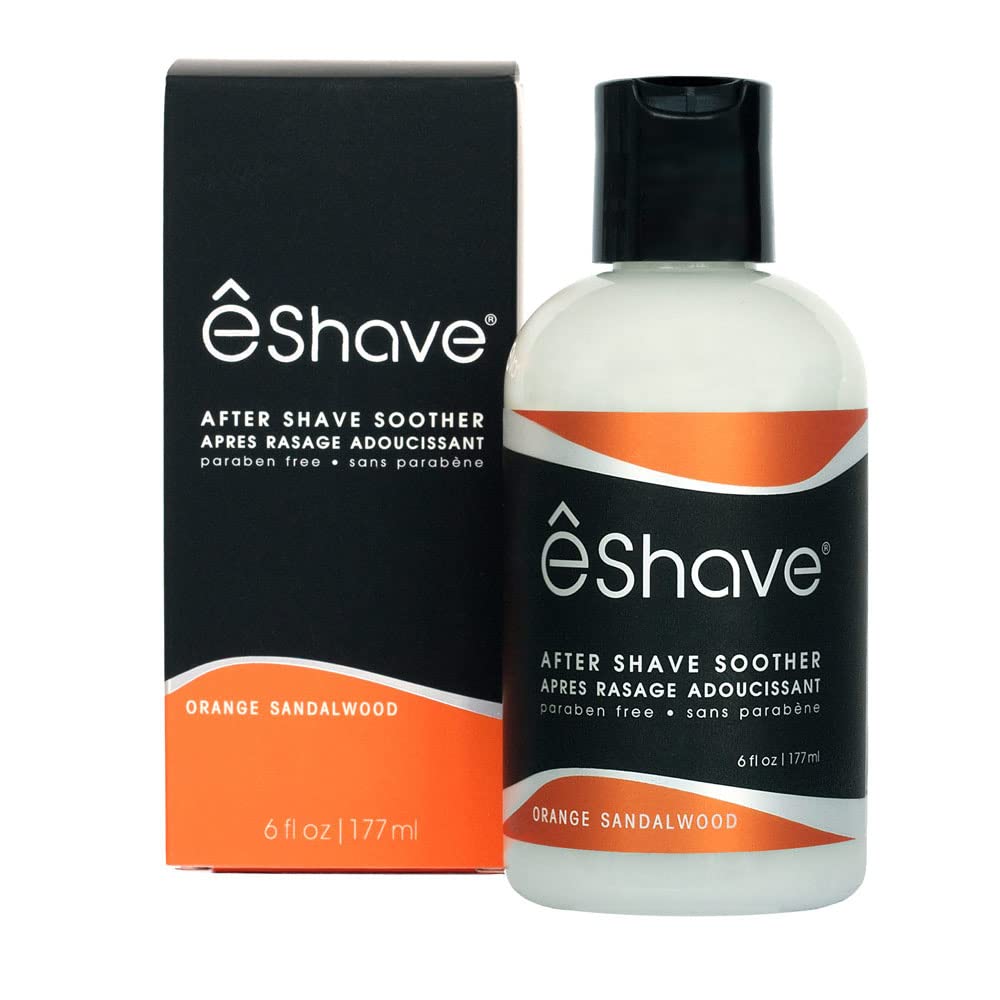 Luxury After Shave Balm For Men-After Shave Lotion Soothes Razor Burn- Deep Moisturizes Skin- All-Natural Vegan After Shave Cream Zesty Orange Sandalwood 6 Oz