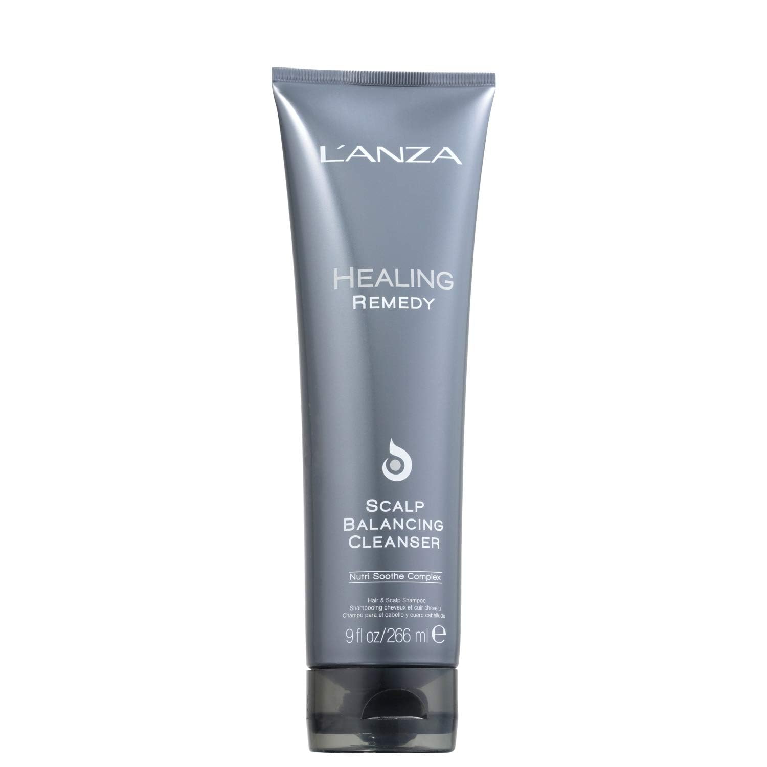 L'Anza Healing Remedy Scalp Balancing Cleanser, Restores Wellness To Hair And Scalp While Reducing Oiliness And Excessive Sebum, With Papaya Extract, Paraben-Free, Gluten-Free (9 Fl Oz)