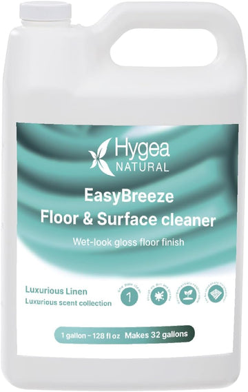 Easybreeze Ph Neutral All-Purpose Surface Cleaner - Freshly Scented Floor Cleaner With Wet-Look Gloss Finish - Tough On Dirt & Grease - Safe For Kids & Pets (Luxurious Linen, One Gallon)