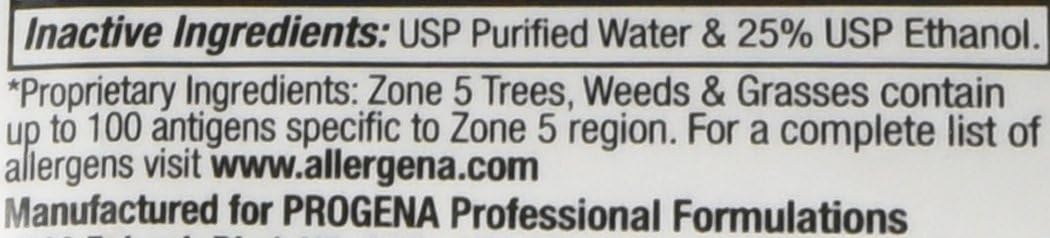 Buy Progena - Allergena Zone 5 (2 Fl Ounce) On  Free Shipping On Qualified Orders