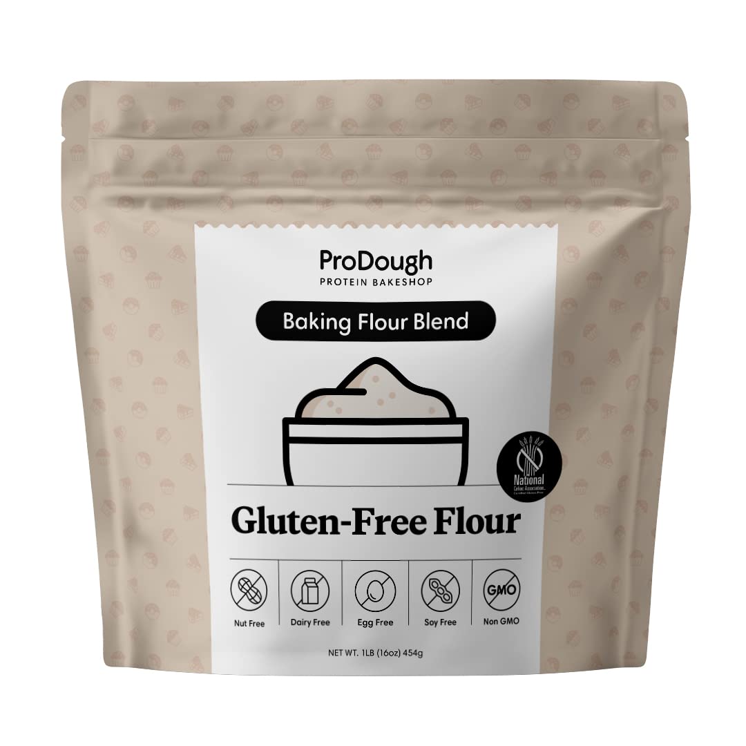 ProDough Shop Non-GMO Dairy Free Gluten Free Flour Blend - All Purpose Gluten Free Flour with All Natural Ingredients for Baking Healthy Gluten Free Snacks and Desserts