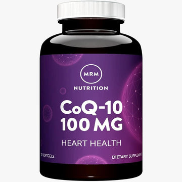 MRM Nutrition COQ-10 100mg | Naturally derived | Heart Health | Antiodidant | Enhanced Bioavailability | Gluten-Free | 120 Servings