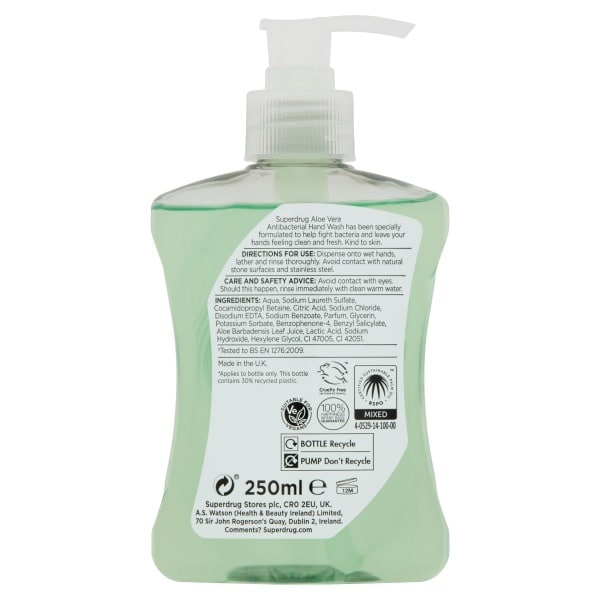 Antibacterial Aloe Handwash 250Ml