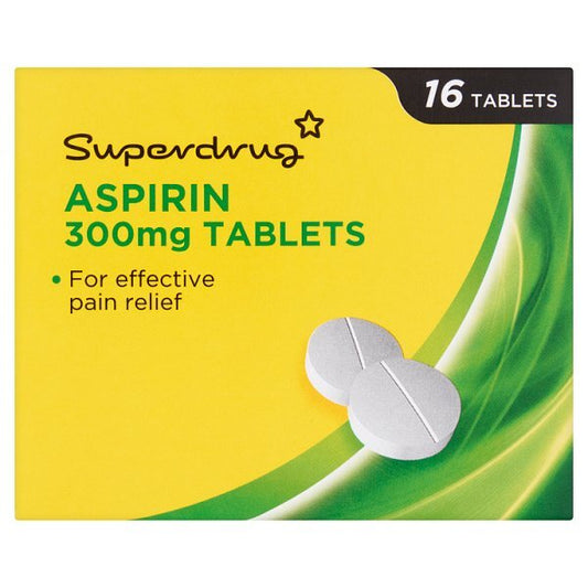 Aspirin 16 Tablets 300Mg