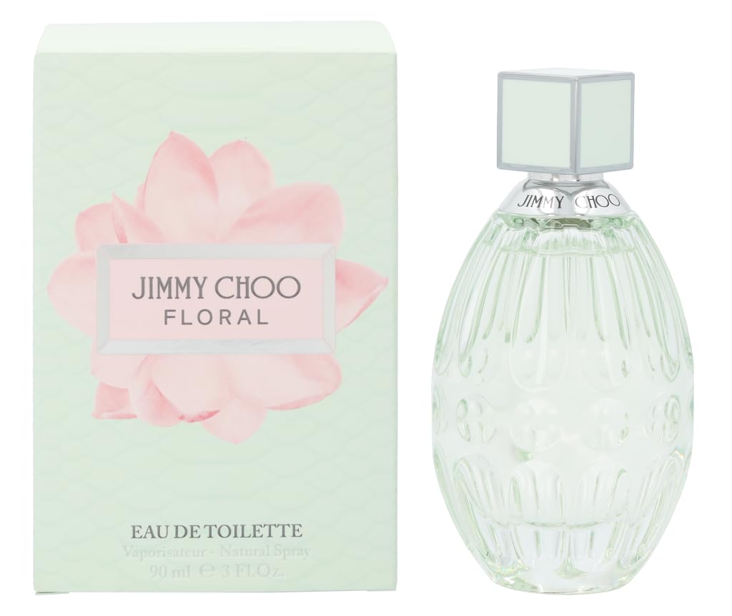Jimmy Choo - Floral Eau De Toilette - Women'S Perfume - Fruity & Musky - With Notes Of Nectarine, Sweet Pea & Musk - 2.0 Fl Oz : Beauty & Personal Care