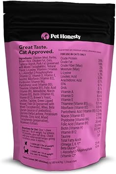 PetHonesty Cat Multivitamins + Cat Immune Support Lysine Dual Texture Chew Supplement Bundle - Supports Overall Immune Health, Joints, Skin & Coat, and Cat Allergy Relief - Sneezing, Runny Nose : Pet Supplies