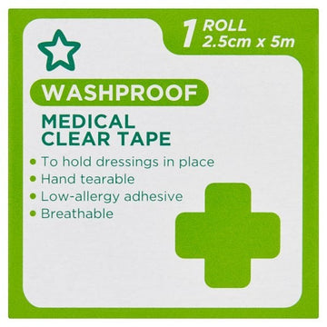 Waterproof Medical Clear Tape 2.5Cm X 5M