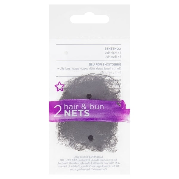 Hair And Bun Net 2Pk