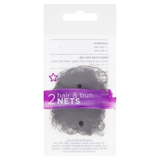 Hair And Bun Net 2Pk