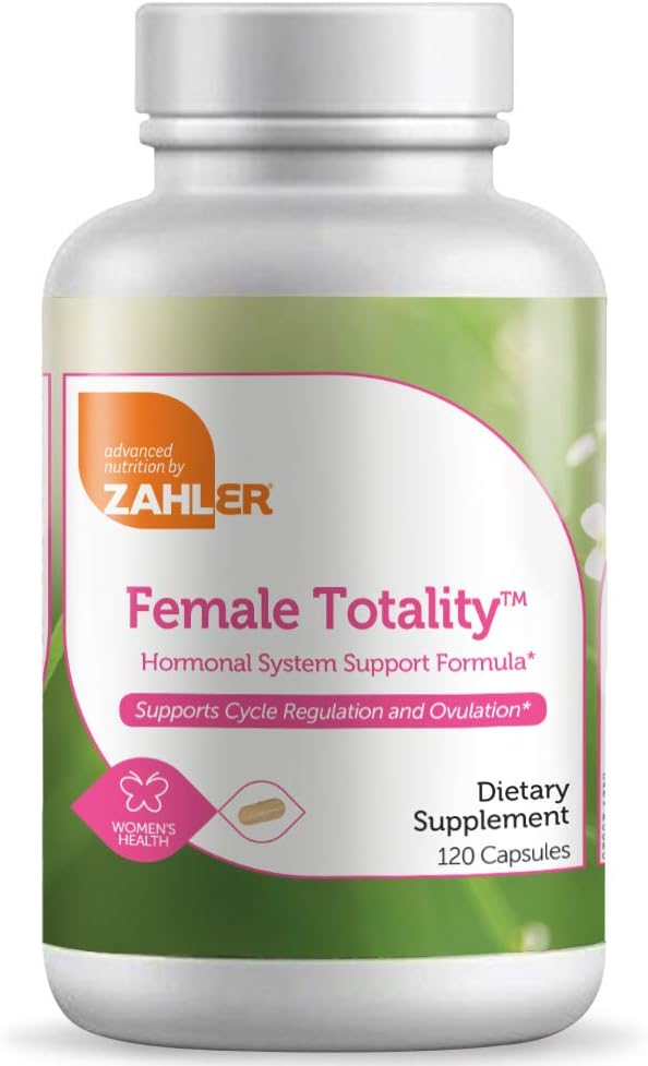 Zahler Female Totality, Fertility Supplements For Women, Fertility Prenatal Vitamins, Certified Kosher, 120 Capsules