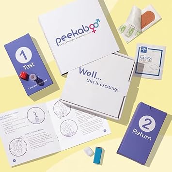 Peekaboo Early Gender At Home DNA Test, Over 99% Accurate, Test as Early as 6 Weeks Pregnant, includes Lab Fee : Health & Household