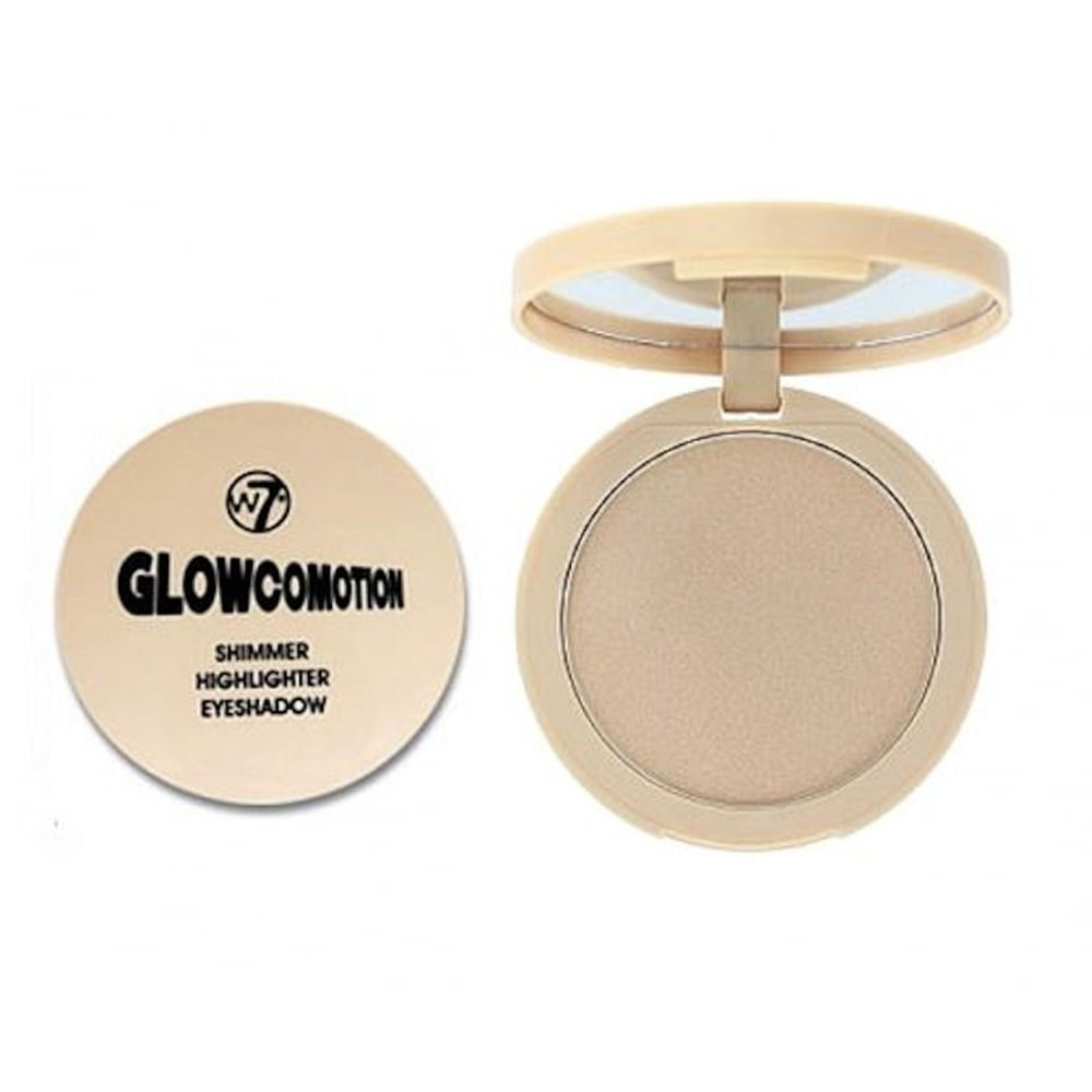 W7 GlowCoMotion Shimmer, Highlighter and Eyeshadow Compact : Beauty & Personal Care