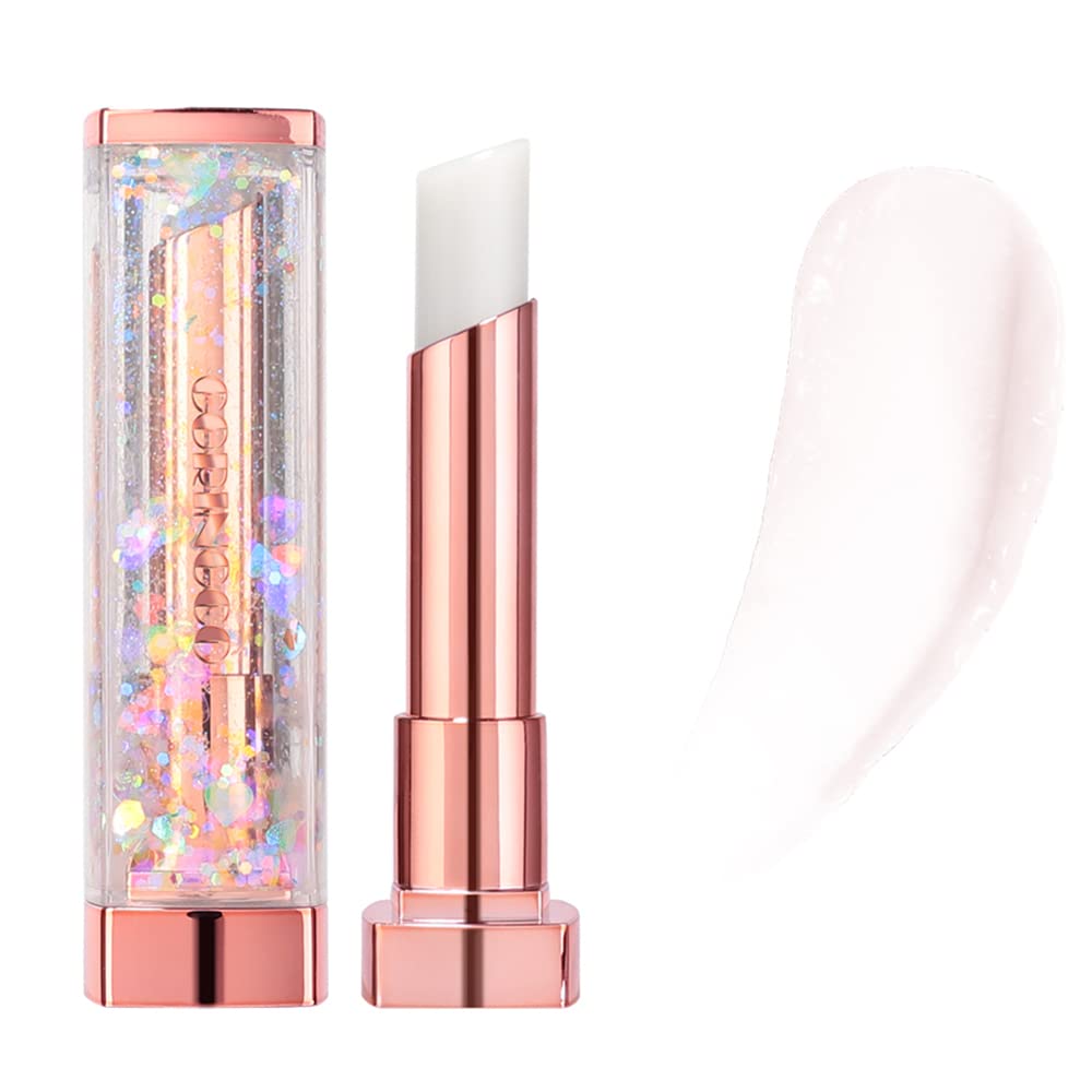 Sparkle Cute Changes Color Lip Balm #03 Swan Lake?Colored Lip Cream Lip Gloss, Glitter Lip Care Lip Pack Birthday Gift Glitter Gift Sequin Shiny Spangle Lipbalm Crema De Labios De Color