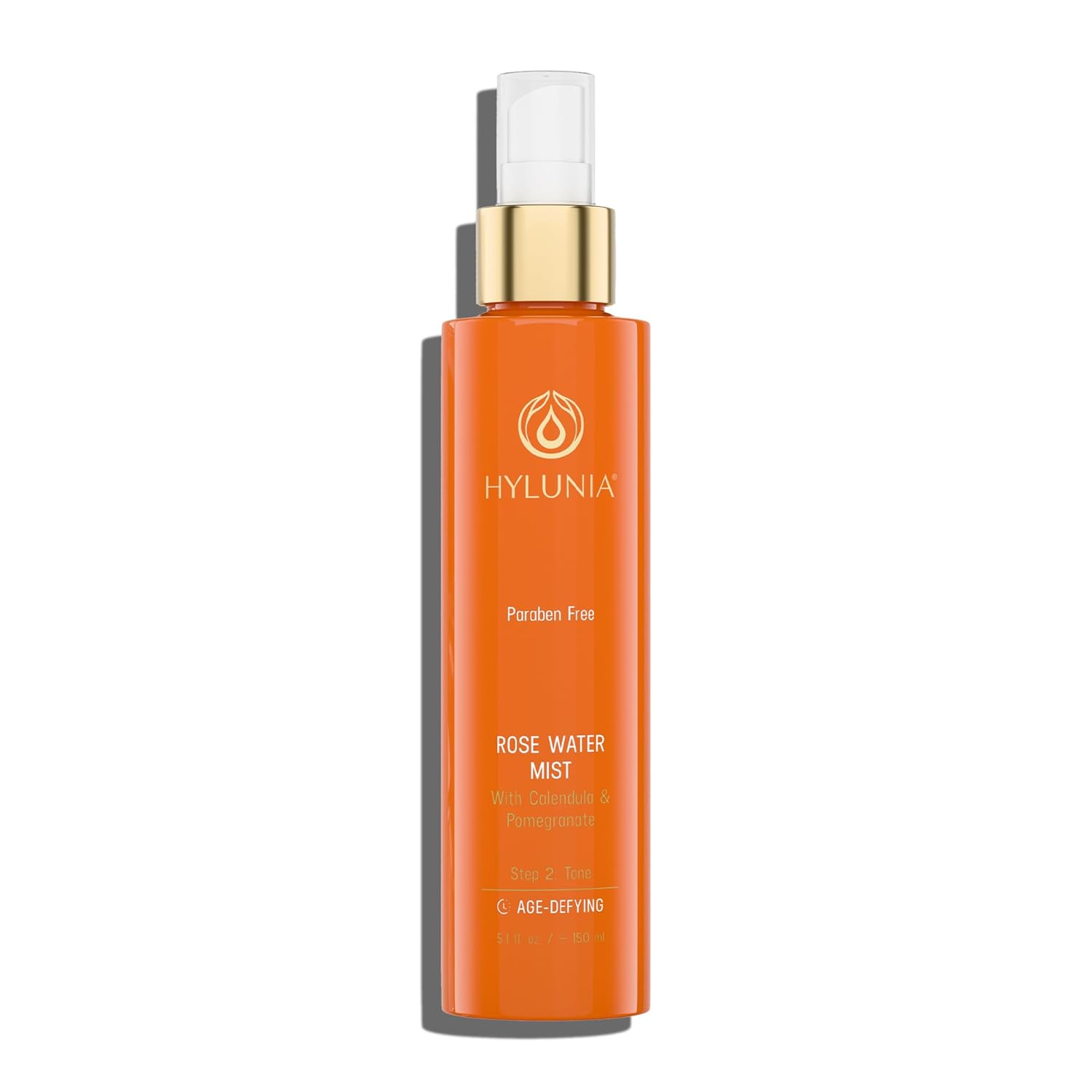 Hylunia Rose Water Mist - 5.1 Fl Oz - Calendula And Pomegranate - Natural Vegan Skin Repair