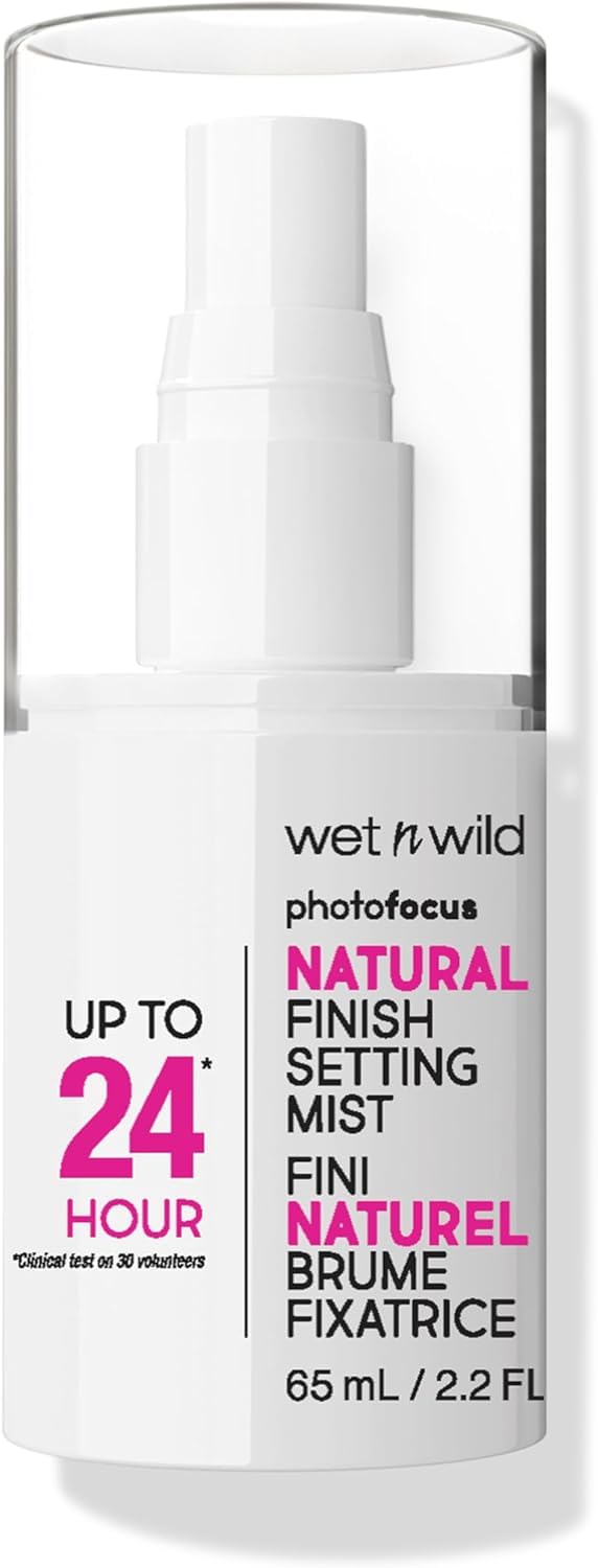 wet n wild Photo Focus Setting Mist, 24HR Wear, Lightweight & Nourishing with Provitamin B5 & E, Suitable for All Skin Types, Cruelty-Free & Vegan- Matte Finish : Beauty & Personal Care