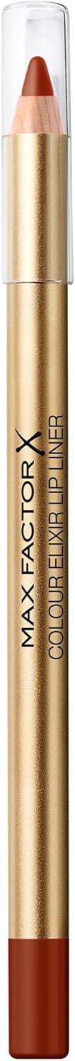 Max Factor Colour Elixir Lip Liner, 15 Soft Spice Lip Liner For Ideal Defined Lips, With Smooth Texture And Matte Finish, Extends Lasting Lipstick, 5 G