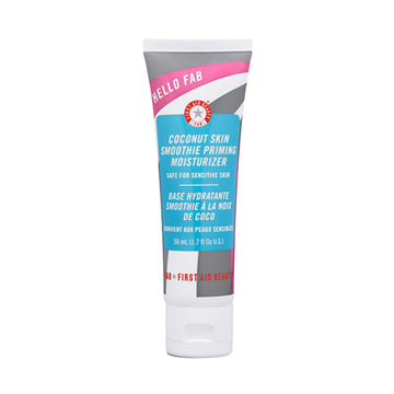 First Aid Beauty Hello Fab Coconut Skin Smoothie Priming Moisturizer, 2-In-1 Moisturizer And Makeup Primer 1.7 Oz