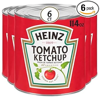 Heinz Tomato Ketchup (7Lb Cans, Pack Of 6)