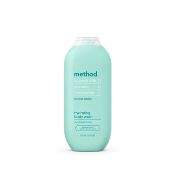 Method Body Wash, Coco Twist, Coconut Milk + Avocado + Macadamia Notes, 18Oz