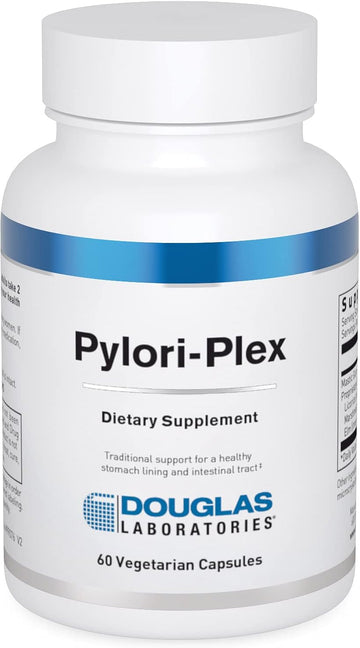 Douglas Laboratories Pylori-Plex - For Stomach Lining & Gi Support* - With Mastic Gum, Licorice Root, Marshmallow Root & Slippery Elm - Dgl Supplement - 60 Vegetarian Capsules