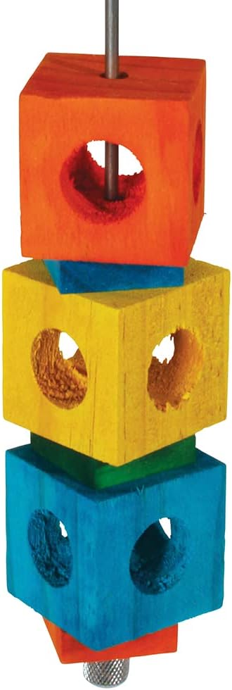 Foraging Cubes Stacker Parrot Toy