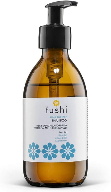 Fushi Scalp Soother Herbal Shampoo | Refillable Zero Waste Glass Bottle 230Ml
