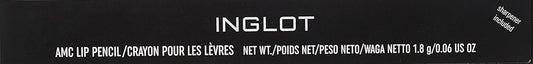 Inglot Amc Lip Pencil Matte - Matte Lip Liner With Intense Pigmentation | Long-Lasting Effect | Ideal For Precise Contouring And Filling In Of Lips | Abrasion-Resistant | 1,8 G | 19