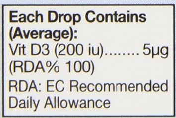 HealthAid Vitamin D3 200iu Drops, Strawberry, 15 Millilitre