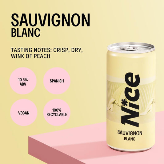 Nice Pale Rosé, French Wine In A Can, Dry, Pale, French Rosé From Languedoc, Hint Of Strawberry, 12 X 187Ml Canned Wine