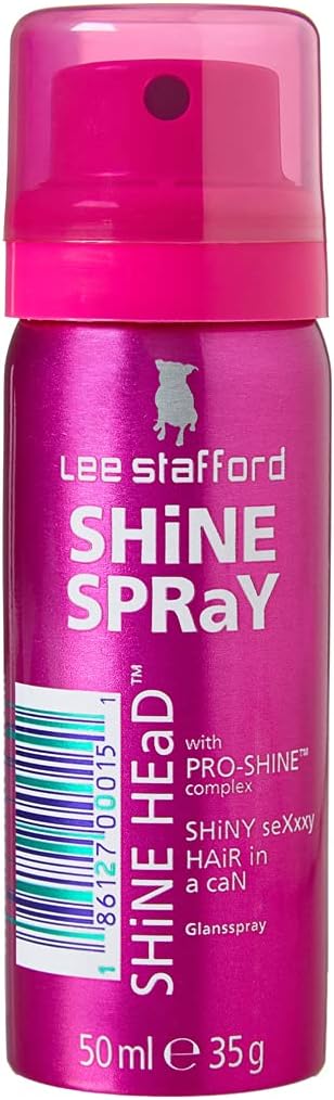 Lee Stafford Mini Shine Head Shine Spray 50Ml For Hairs White