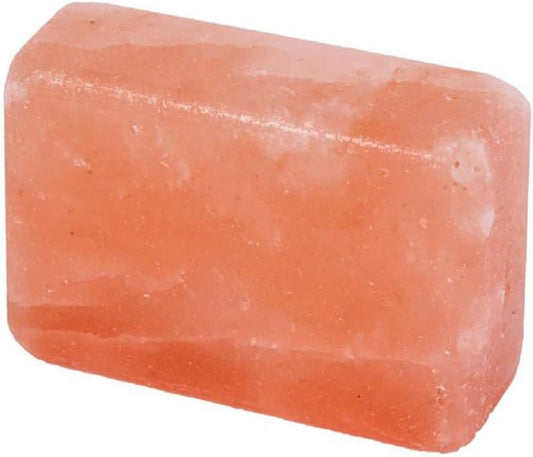 Himalayan Crystal Rock Salt | Bar Block Shape | Soap Bar / Deodorant / Hot Massage Stone (Bar X 2)