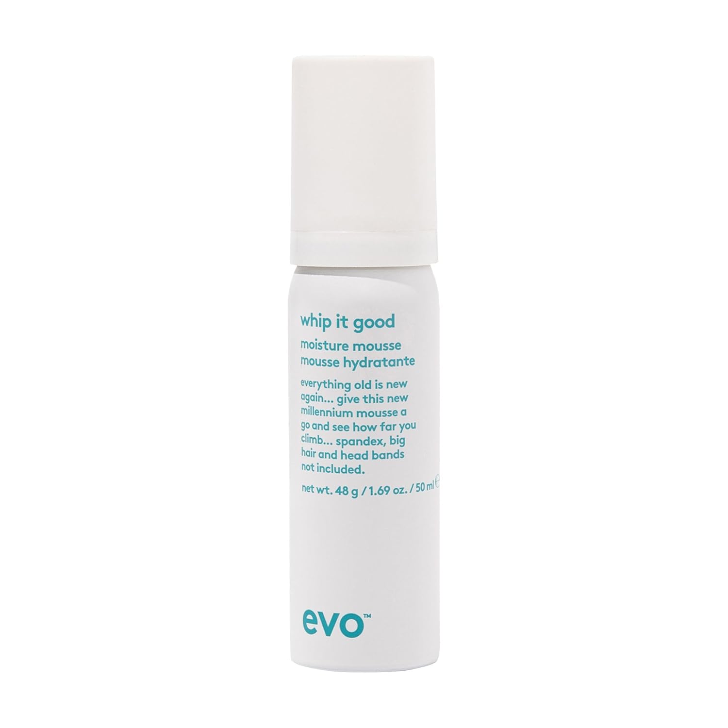 Evo Whip It Good Moisture Mousse - Hair Styling Mousse - Lightweight, Light Hold, Adds Moisture, Softens, Improves Manageability & Adds Shine