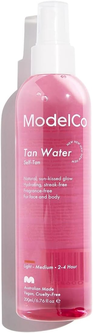 Modelco Tan Water Self-Tan Spray - For Women Light - Medium, 6.76 Oz / 200 Ml