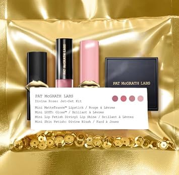 Pat Mcgrath Labs Divine Rose: Jet-Set Kit - On-The-Go Divine Rose Mini-Sized Beauty-Essentials : Beauty & Personal Care