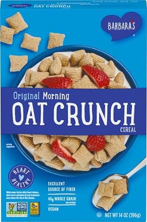 Barbara's, Non-Gmo Cereal, Morning Oat Crunch, 14 Oz (Packaging May Vary)
