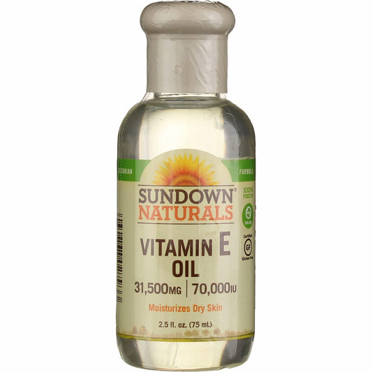 Sundown Naturals Vitamin E Oil 70,000 IU - 2., Pack of 5