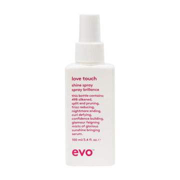 Evo Love Touch Shine Spray - Volumizing Finishing Hair Texture Spray - Smooths With Extra Shine - 100Ml / 3.4Fl.Oz