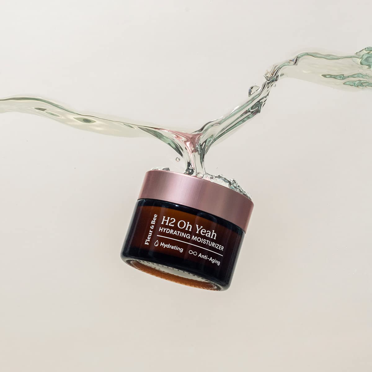 Fleur & Bee Ultra Hydrating Moisturizer | Clean, 100% Vegan | Super Intense Hydration Moisturizer For Dry Skin With Anti Aging Properties | H2 Oh Yeah 1.5 Oz : Beauty & Personal Care