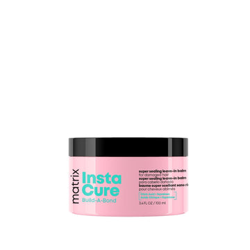 Matrix Instacure Build-A-Bond Super Sealing Leave-In Balm | Repairs & Seals Damaged Hair | Heat Protection | Smooths Frizz | With Citric Acid & Squalane | Vegan, Sulfate-Free, Paraben-Free | 100Ml