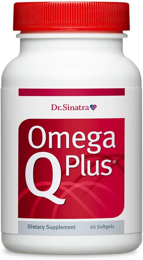 Dr. Sinatra Omega Q Plus– Omega-3 and CoQ10 Supplement Delivers Everyday Heart Health Support with 50 mg of CoQ10 and Provides Antioxidant Power (60 softgels)