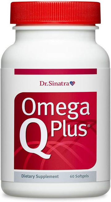 Dr. Sinatra Omega Q Plus– Omega-3 and CoQ10 Supplement Delivers Everyday Heart Health Support with 50 mg of CoQ10 and Provides Antioxidant Power (60 softgels)
