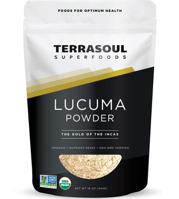 Terrasoul Superfoods Organic Lucuma Powder, 16 Oz - Sugar Substitute